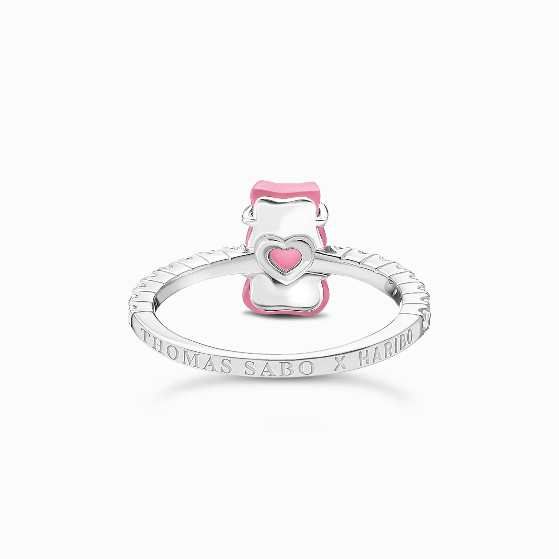 Best Sale Bague avec mini Ours d’Or rose et pierres, argent Femme Bagues|Argent 925
