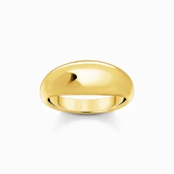 Sale Bague plaquée or au design intemporel Femme Bagues|Placage Or 18 Carats - Argent 925