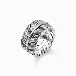 Outlet Bague plume pavé Femme Bagues|Bagues