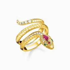Clearance Bague serpent or Femme Bagues