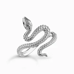 Clearance Bague serpent Tempting Romance argent Femme Bagues|Argent 925