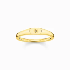 Clearance Bague étoile or Femme Bagues|Placage Or 18 Carats - Argent 925