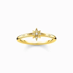 Discount Bague étoile pierres or Femme Bagues|Placage Or 18 Carats - Argent 925