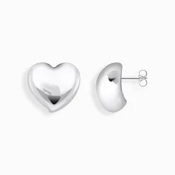 Hot Boucles d'oreilles en argent en forme de cœur Femme Boucles D'oreilles|Argent 925