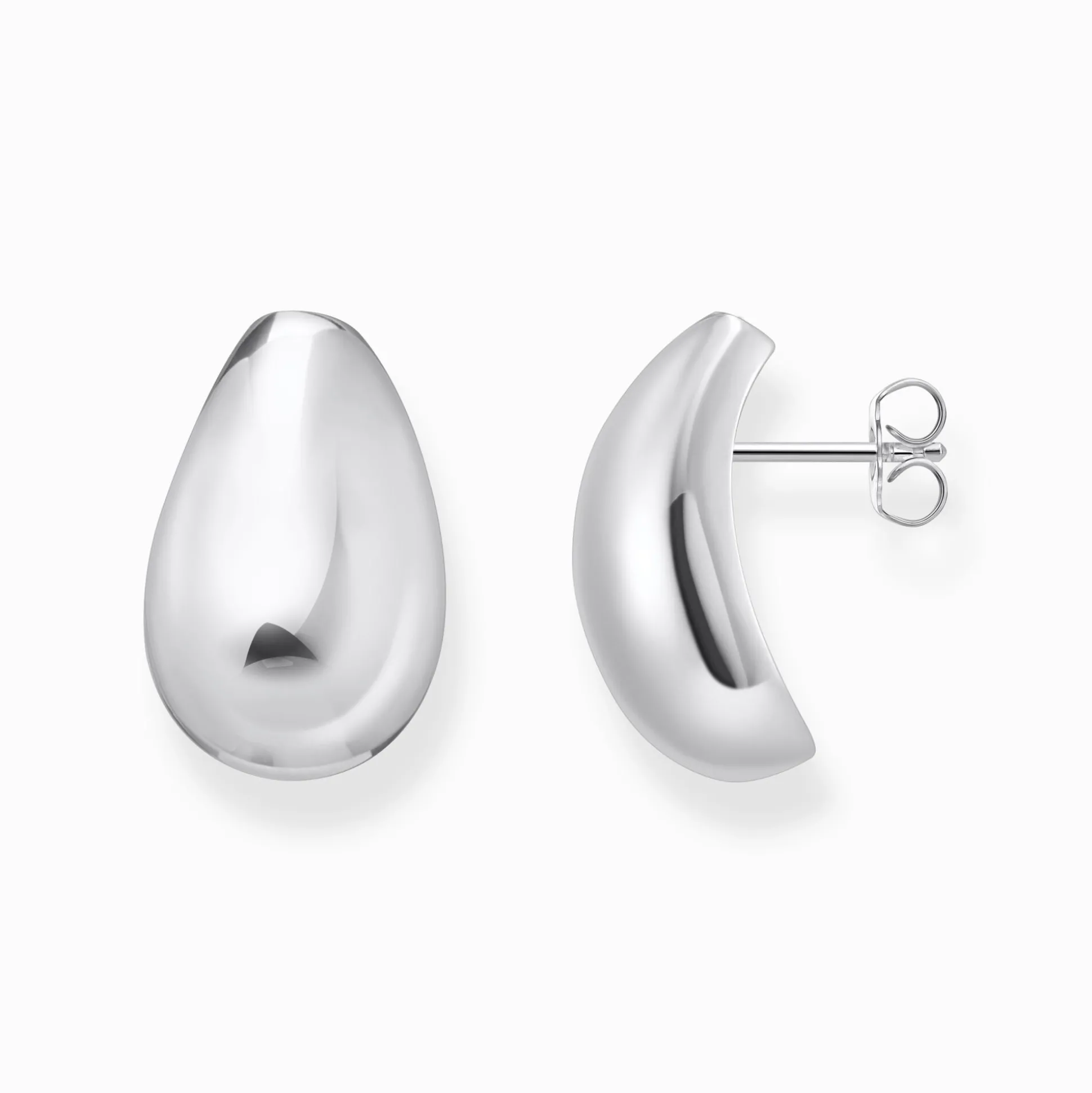 Outlet Boucles d'oreilles en argent en forme de goutte Femme Boucles D'oreilles|Argent 925