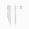 Best Sale Boucles d'oreilles en argent avec zircon blanc en forme de cascade Femme Boucles D'oreilles|Argent 925