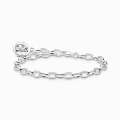 New Bracelet à Charms avec anneau logoté Ours d’or, argent Femme Bracelets|Charm Bracelets