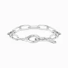 Fashion Bracelet à maillons avec fermoir en forme d’anneau argent Femme Bracelets|Argent 925