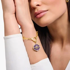 Best Sale Bracelet à maillons avec fermoir en forme d’anneau plaqué or Femme Bracelets|Placage Or 18 Carats - Argent 925