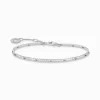 Flash Sale Bracelet argent double Femme Bracelets
