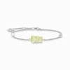 Cheap Bracelet avec Ours d’or blanc, perle et pierre, argent Femme Bracelets|Argent 925