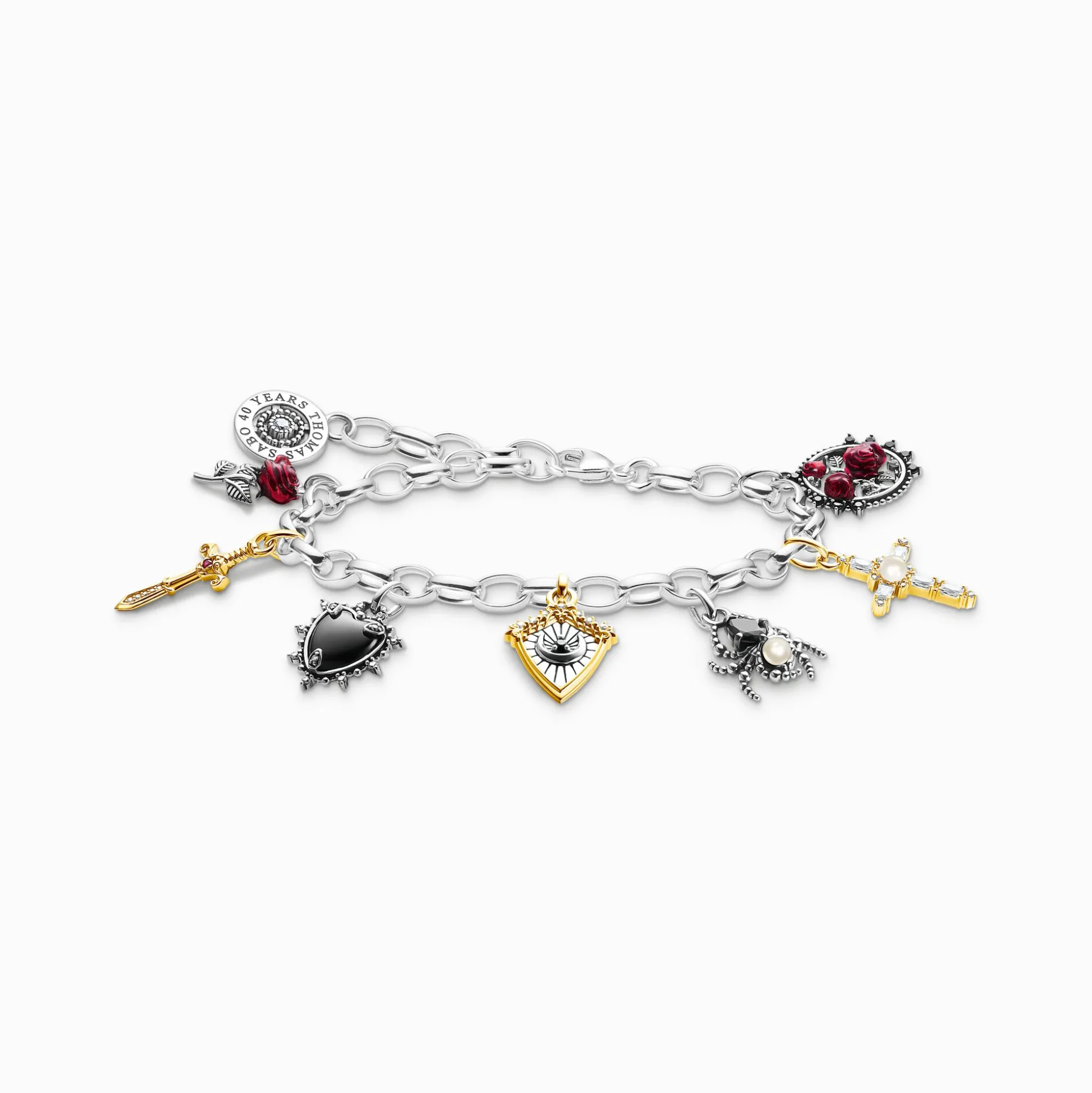 Online Bracelet avec pendentifs True Romance en argent Femme Bracelets|Argent 925