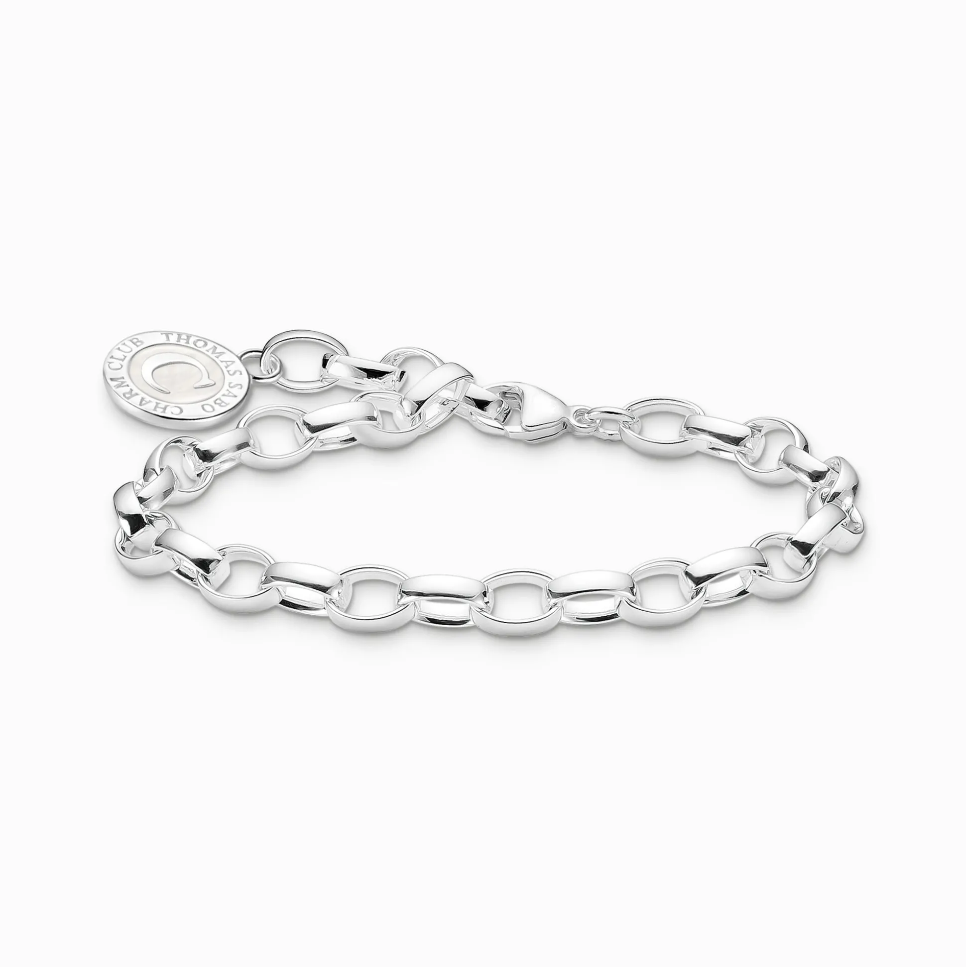 Online Bracelet Charm avec blanc Coin argent Femme Charm Bracelets|Charm Bracelets