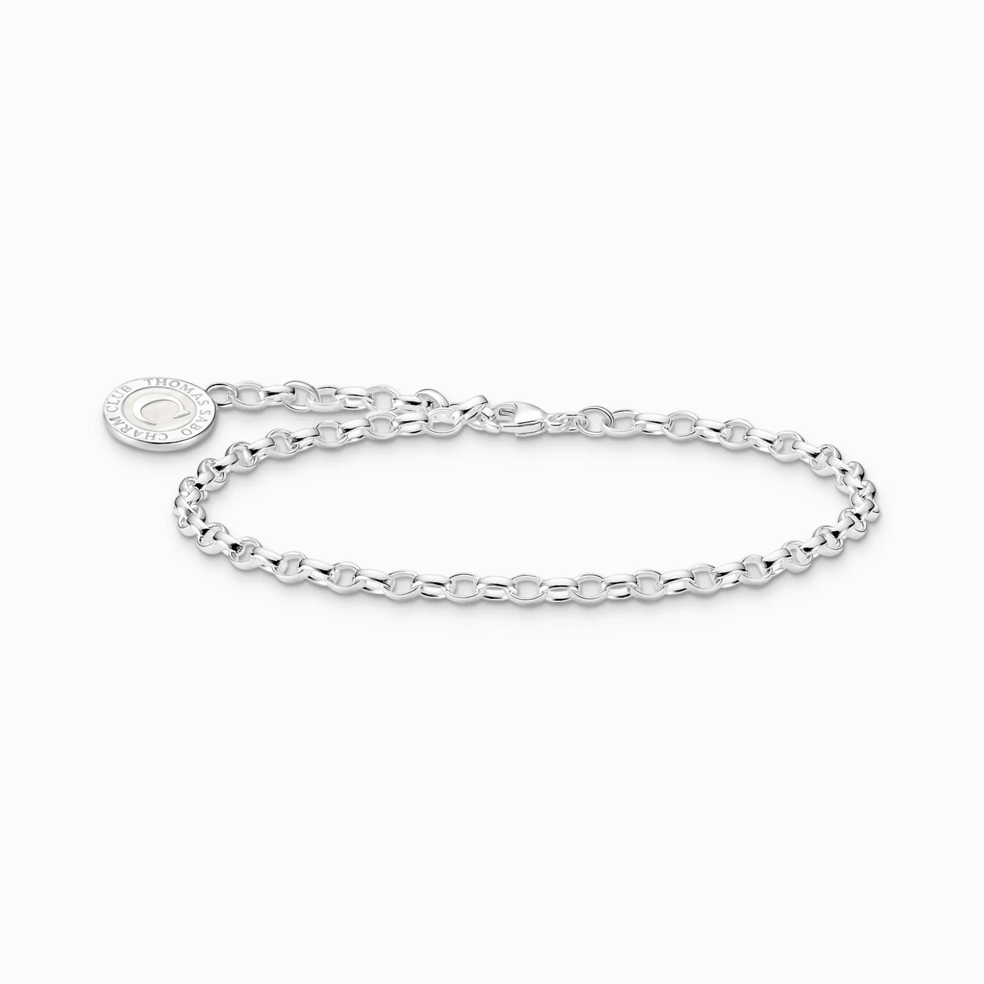 Sale Bracelet Charm avec blanc Coin argent Femme Charm Bracelets|Charm Bracelets