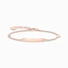 Sale Bracelet classique avec cœur & infinité or rose Femme Bracelets|Placage Or Rose 18 Carats - Argent 925