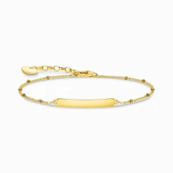 Online Bracelet classique dots or Femme Bracelets|Placage Or 18 Carats - Argent 925