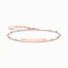 New Bracelet classique dots or rose Femme Bracelets|Placage Or Rose 18 Carats - Argent 925