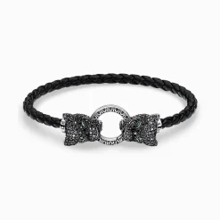 Cheap Bracelet cuir Black Cat Femme Bracelets|Bracelets