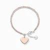 Best Sale Bracelet cœur or rose argent Femme Bracelets|Placage Or Rose 18 Carats - Argent 925