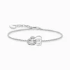 Hot Bracelet cœurs entrelacés, argent Femme Bracelets|Argent 925