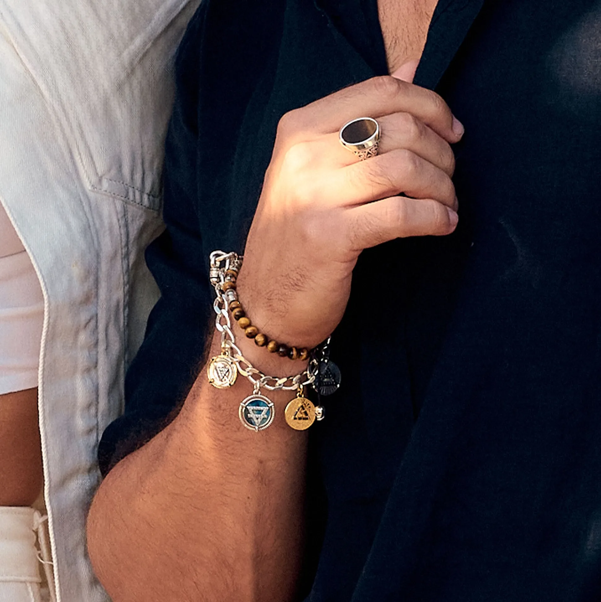 Best Bracelet Elements of Nature or-argent Femme Bracelets|Bracelets