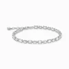 Sale Bracelet en argent avec zircon blanc Femme Bracelets|Argent 925