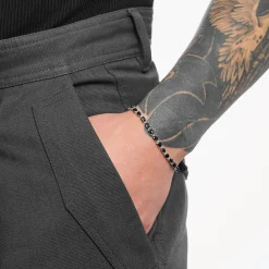 Shop Bracelet en argent noirci avec zircon noir Femme Bracelets|Argent 925