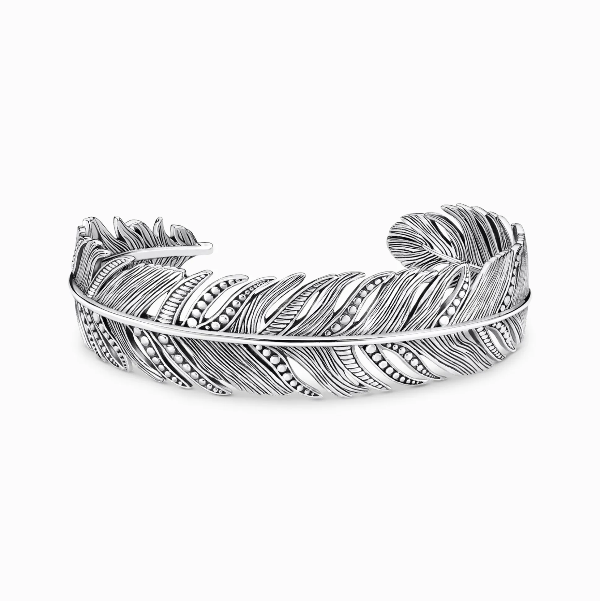 Store Bracelet jonc plume Femme Joncs Et Manchettes|Joncs Et Manchettes