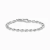 Clearance Bracelet liens argent Femme Bracelets|Bracelets