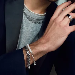 Clearance Bracelet liens argent Femme Bracelets|Bracelets