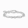 Shop Bracelet liens argent Femme Bracelets