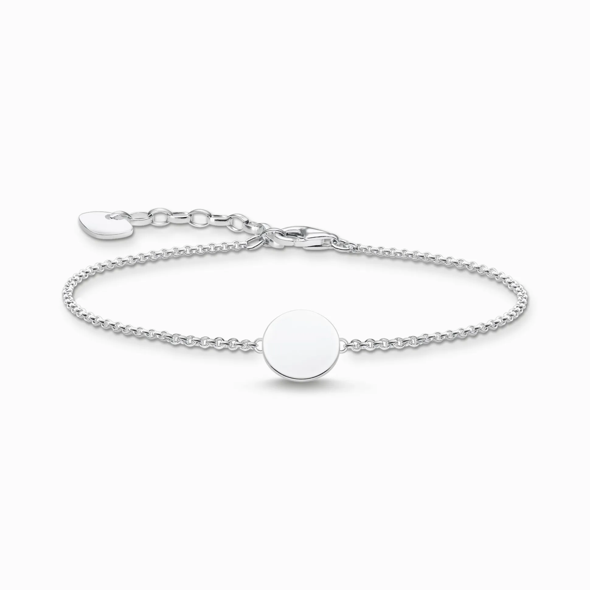 Fashion Bracelet médaille argent Femme Bracelets