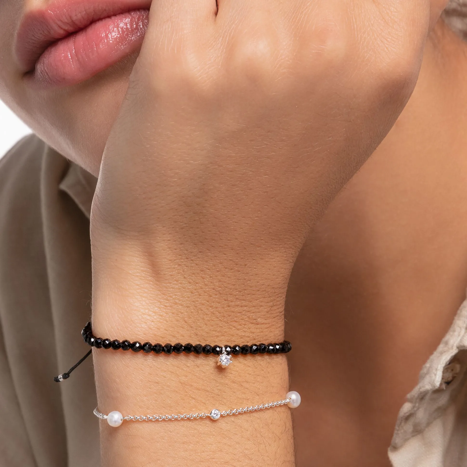 Best Bracelet pierres blanches Femme Bracelets