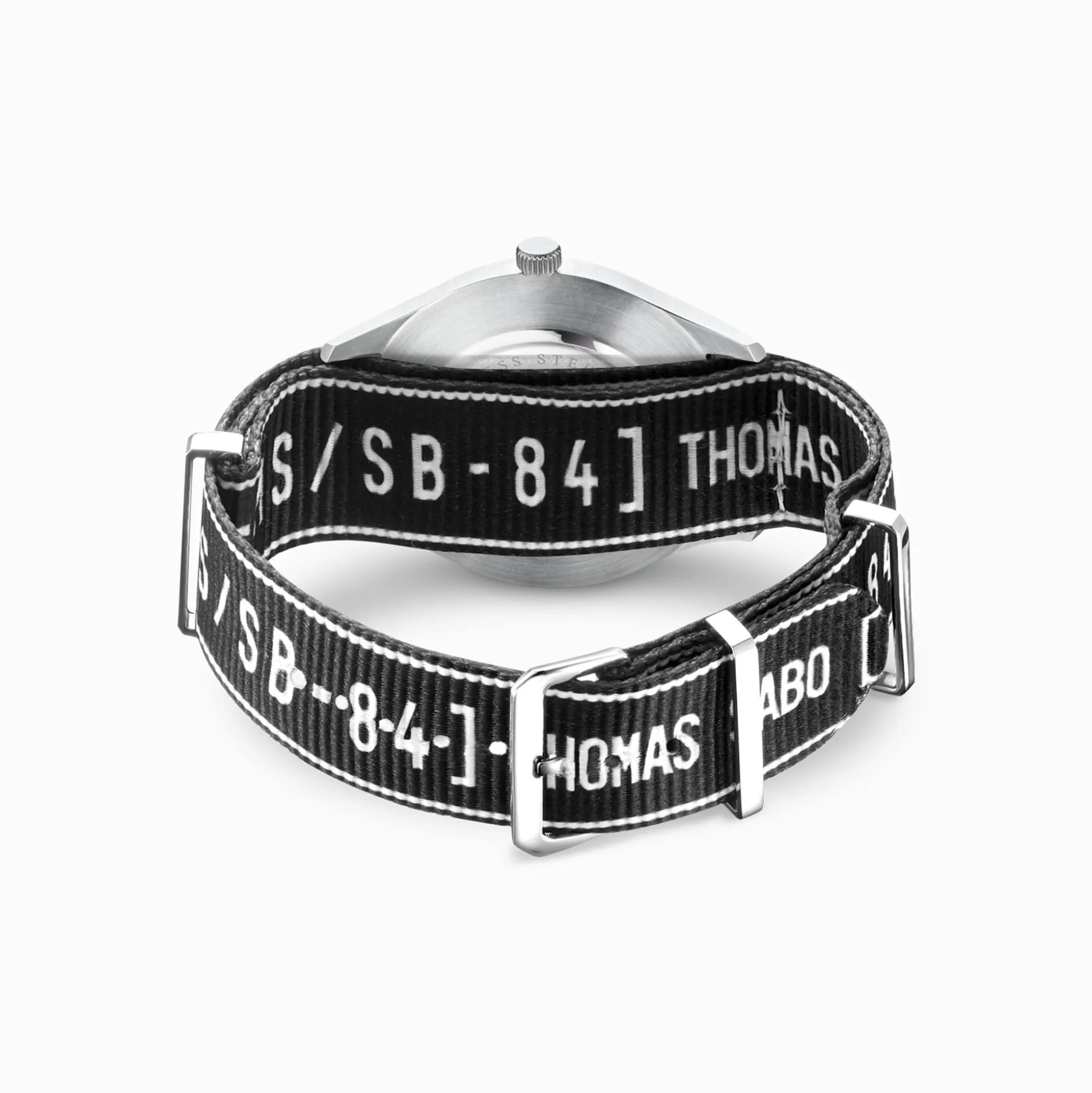 Shop Bracelet pour montres nato Code TS style urbain noir Femme Montres|Montres Pour Femmes