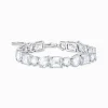 Hot Bracelet rivière glamour avec 20 zircons blancs argent Femme Bracelets|Argent 925