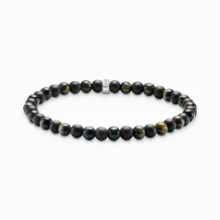 Best Bracelet talisman avec obsidienne et œil de tigre Femme Bracelets|Bracelets