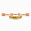 Sale Bracelet tissé Charmista rose fuchsia, vert et orange Accessoires