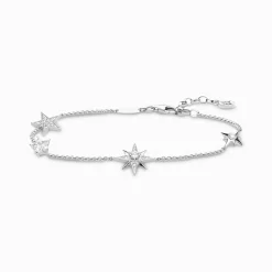 Sale Bracelet étoiles argent Femme Bracelets