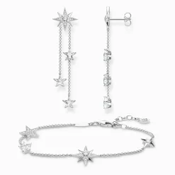 Sale Bracelet étoiles argent Femme Bracelets