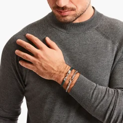 Shop Bracelet vénitienne argent noirci Femme Bracelets|Bracelets