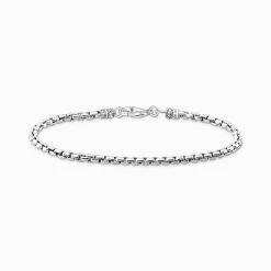 Cheap Bracelet vénitienne argent noirci Femme Bracelets|Bracelets