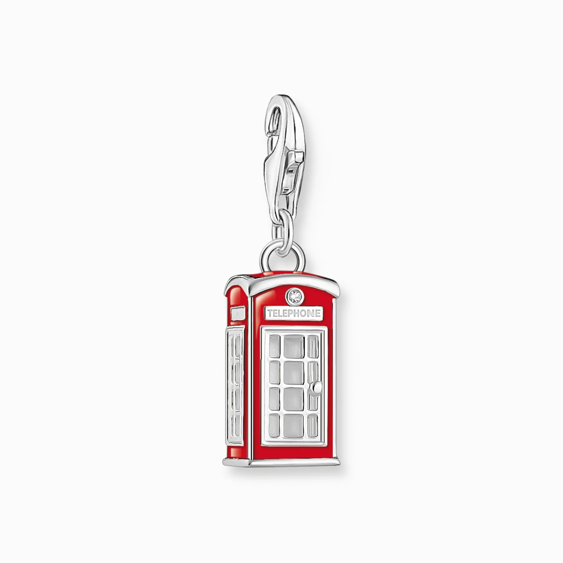 Hot Breloque Charm cabine téléphonique rouge LONDRES en argent Femme Charms|Charms