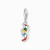 Hot Breloque Charm chaussure de sport colorée en argent Femme Charms|Charms