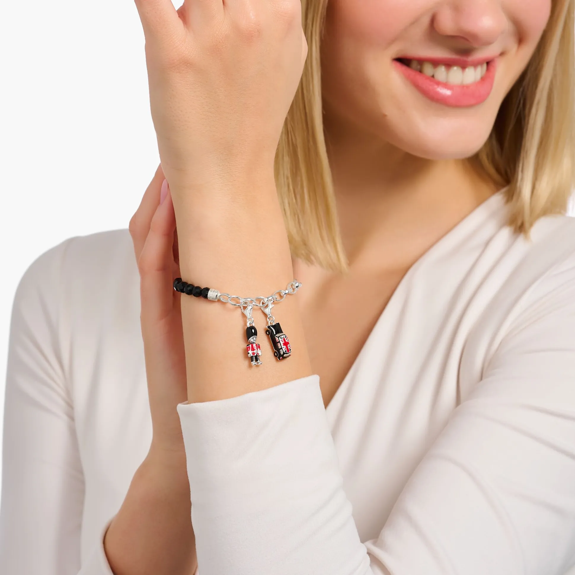 New Breloque Charm garde royale LONDRES en argent Femme Charms|Charms