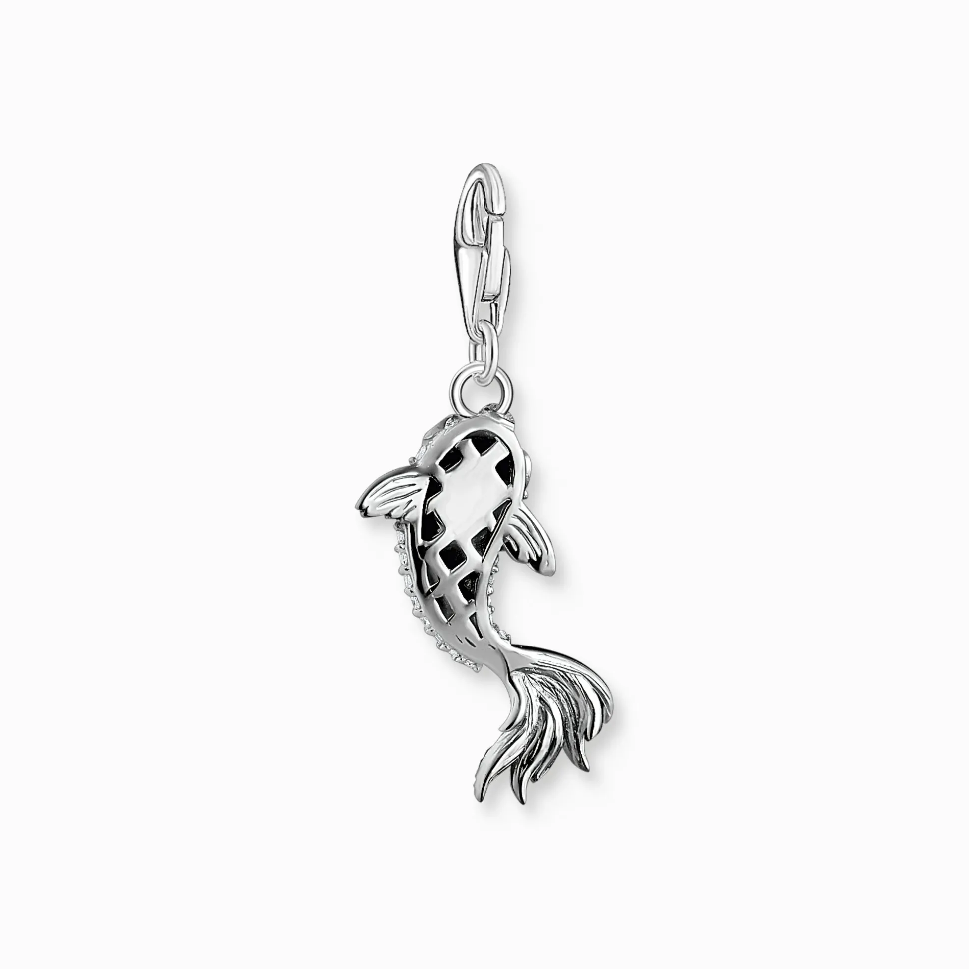 Store Breloque Charm koi avec pierres de zirconium argent Femme Charms|Charms