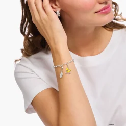 New Breloque Charm Ours d’or HARIBO, argent Femme Charms|Charms