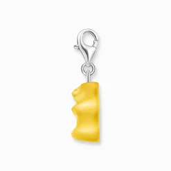 Best Sale Breloque Charm Ours d’or jaune, argent Femme Charms|Charms