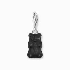 Store Breloque Charm Ours d’Or noir, argent Femme Charms|Charms