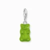 Outlet Breloque Charm Ours d’or vert, argent Femme Charms|Charms