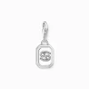 Store Breloque Charm signe du zodiaque Cancer en argent, ornée de pierres Femme Charms|Charms